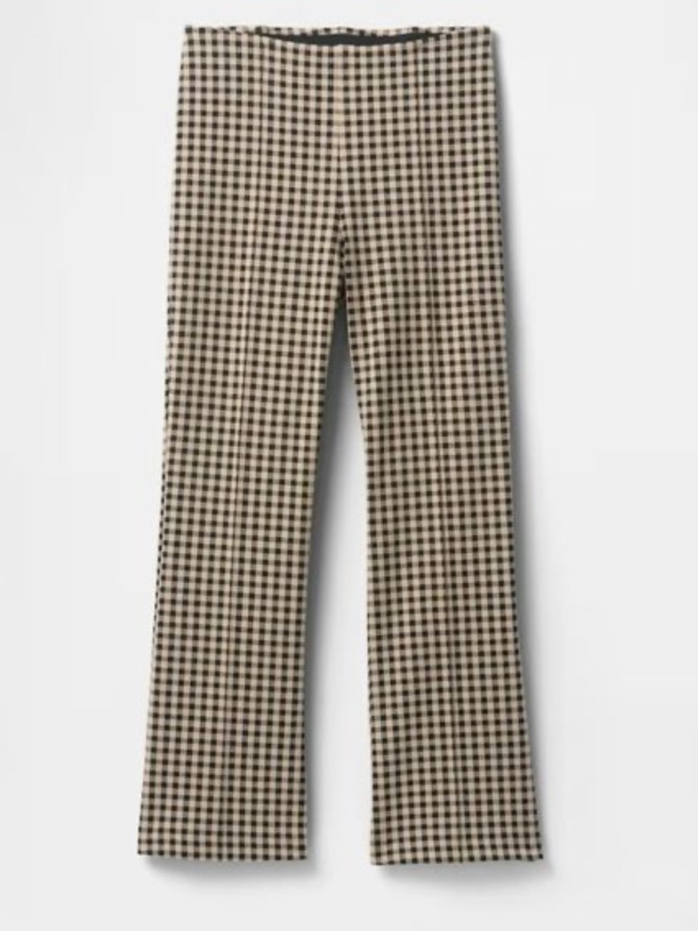 Gap stretch gingham pull on pleated cropped pants BNWT women’s sz small